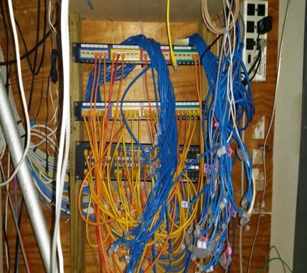 Unorganzied Cabling