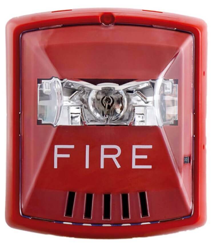 Fire strobe alarm